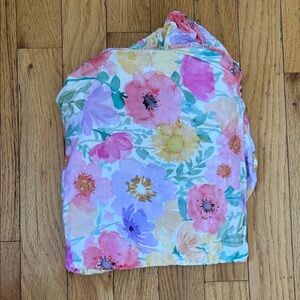 Little Sleepies Watercolor Floral Print Standards Fitted Crib Sheet